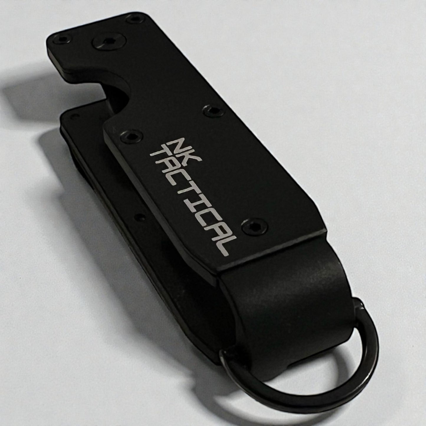 NK Tactical KeyPoint quiet duty key organizer with aircraft-grade aluminum plates and key ring attachment