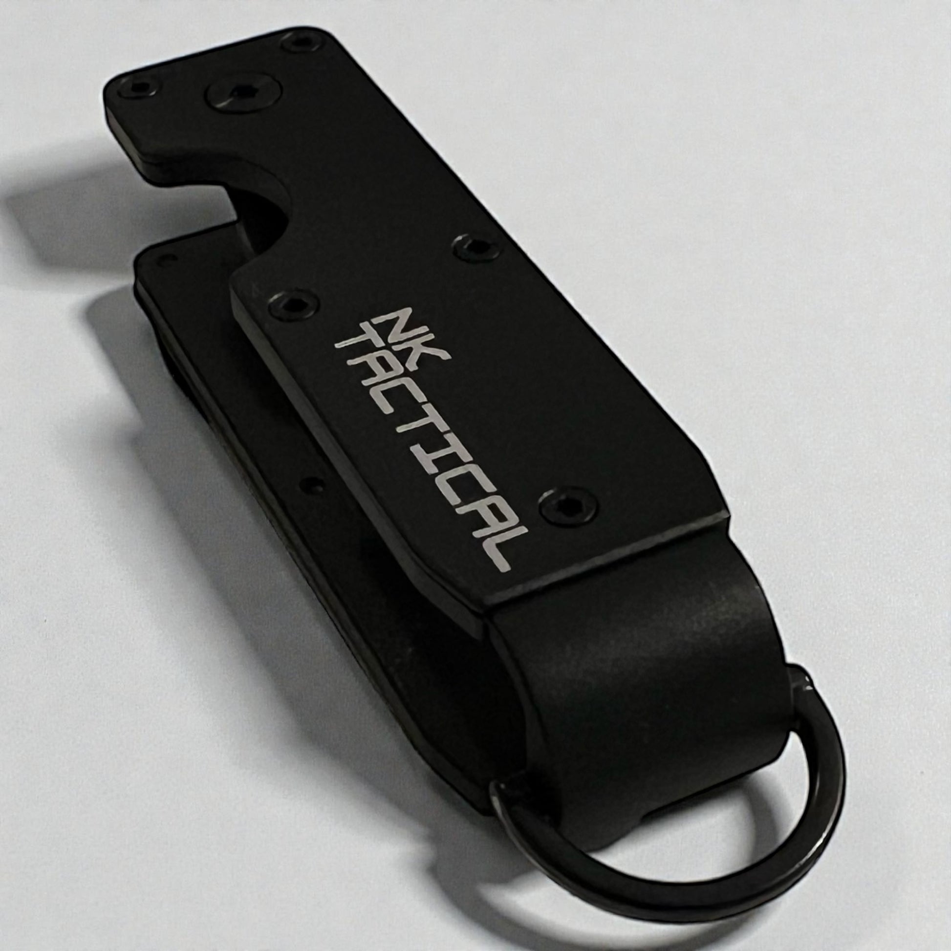 NK Tactical KeyPoint quiet duty key organizer with aircraft-grade aluminum plates and key ring attachment