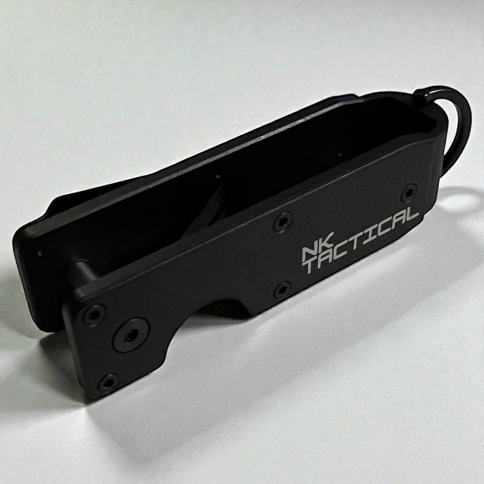 NK Tactical KeyPoint compact duty key organizer with metal key ring attached for secure key retention